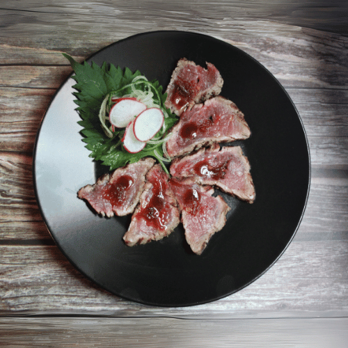 XO Beef Fillet Tataki in Soy Yuzu